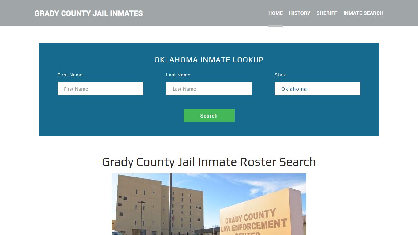 Grady County Jail Inmate Roster Lookup, Chickasha, OK